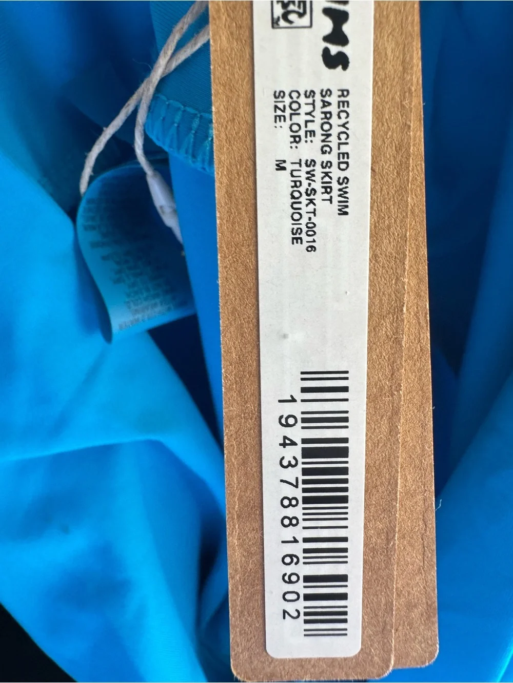 SKIMS vibrant turquoise
